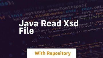 java read xsd file