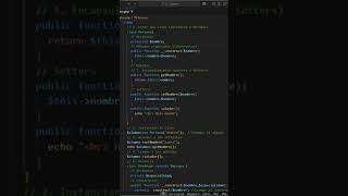 Diferencia entre public, private y protected POO en PHP #phptutorial #php #desarrolloweb