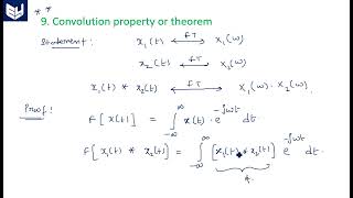 Properties of Fourier Transform | Convolution property | Part-4 | signals and systems | Lec -52