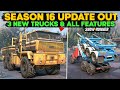 New Season 16 Update 3 New Trucks, Huge Region &amp; Features in SnowRunner Everything You Need to Know