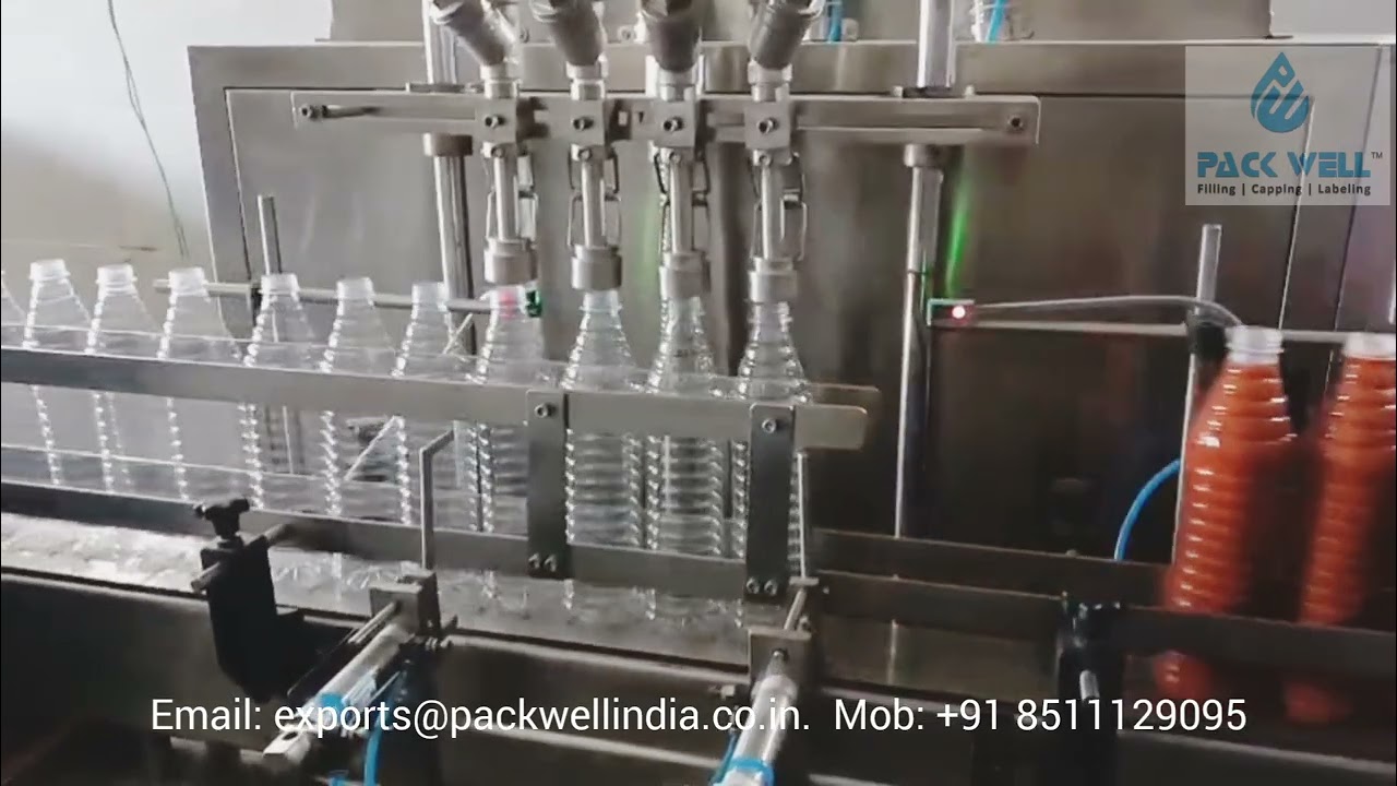 Automatic tomato sauce filling machine | Ketchup bottle filling machine | Sauce filling machine 
