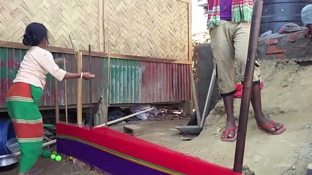 Tribal People Cloth Weaving Process