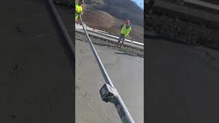 boat ramp concrete finish and having a good time