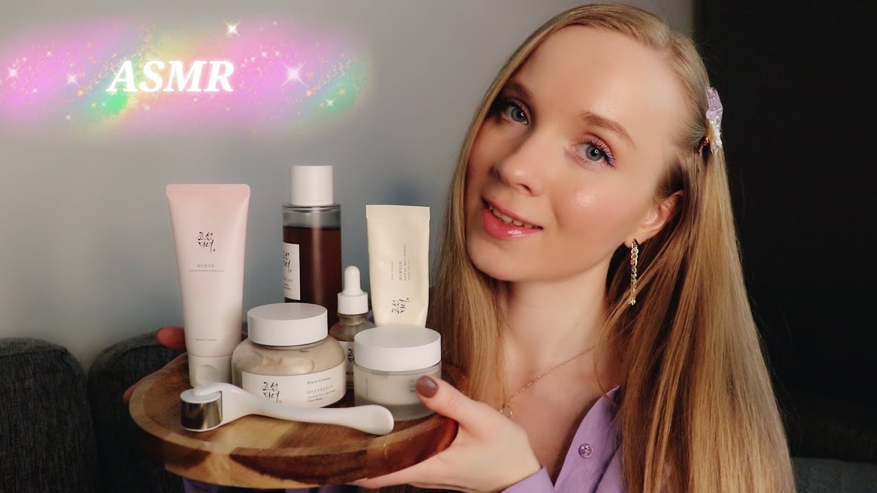ASMR SUOMI Rentouttava Korealainen Kasvohoito Roleplay 🧴ASMR Personal Attention, Layered Sounds