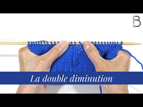 The double vertical decrease (Knitting) - Bergère de France