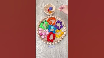 Reverse Color Sorting ASMR #shorts #marblemeg #asmr