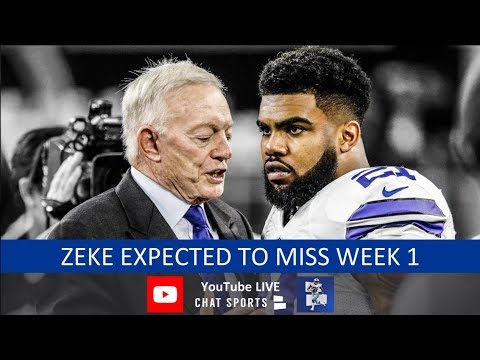 Jerry Jones expects Ezekiel Elliott to miss start of Cowboys' season