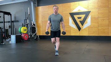 Dual DB Curtsy Lunge