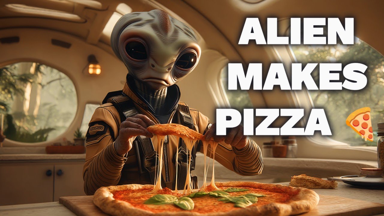 Alien Makes Pizza for the First Time 🍕 | Funny Sci-Fi Short - YouTube