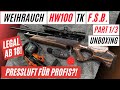WEIHRAUCH HW100 TK F.S.B. CARBINE | UNBOXING LIEFERUMFANG | REVIEW | PRESSLUFT PART 1/3
