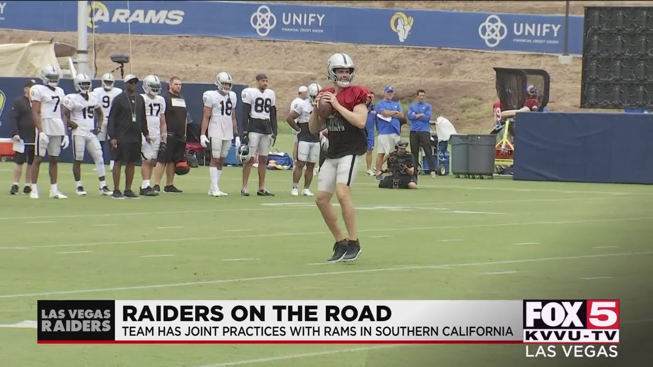 Raiders, Rams joint practice showing signs of growth