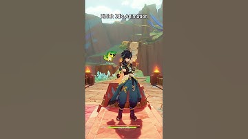 Kinich Idle Animation with Ajaw / #genshinimpact #gaming #shorts #hoyocreators  #原神 #dance #kinich