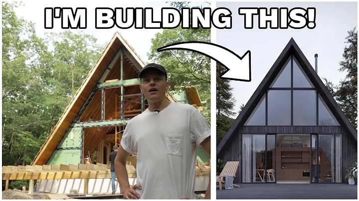 2-Story 1,000sqft Modern A-Frame Cabin! (DIY Construction Update)