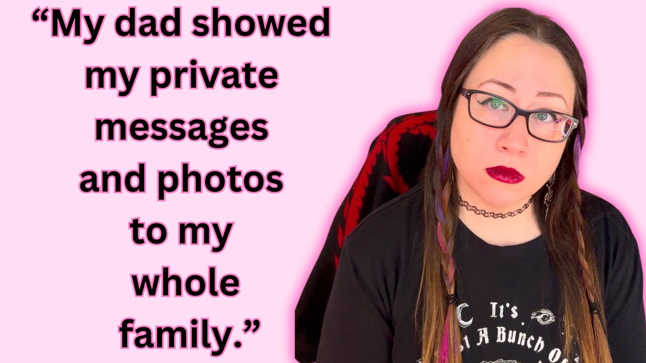 Папа показывает личные сообщения и фотографии семье...
