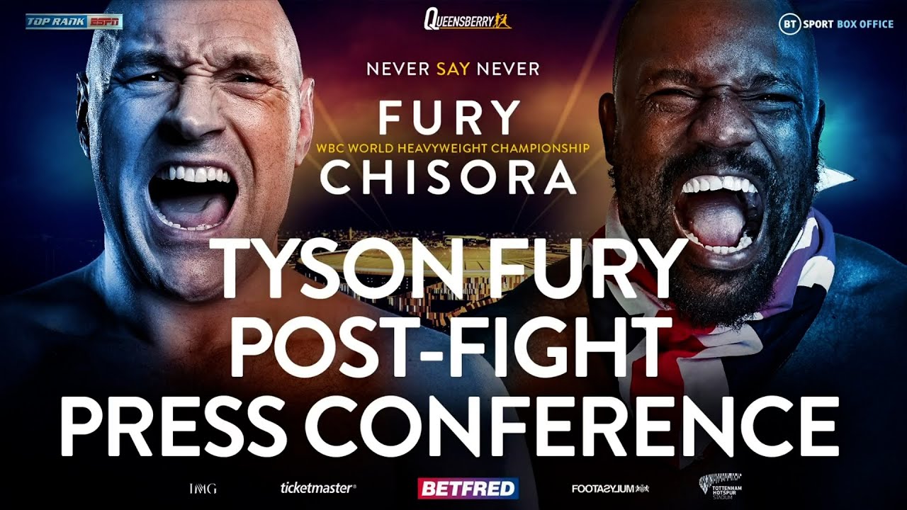 Tyson Fury vs Derek Chisora 3 Post-Fight Press Conference