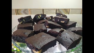 براونيز سهل وسريع روعة شكلا ومذاقا brownies facile