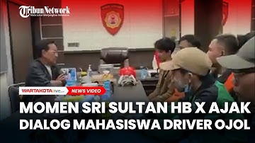Momen Sri Sultan HB X Ajak Dialog Mahasiswa hingga Driver Ojol