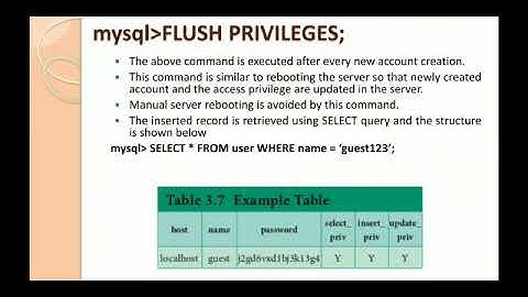 XII- COMPUTER APPLICATION-CHAPTER 3-MY SQL ADMINISTRATION - Part 2