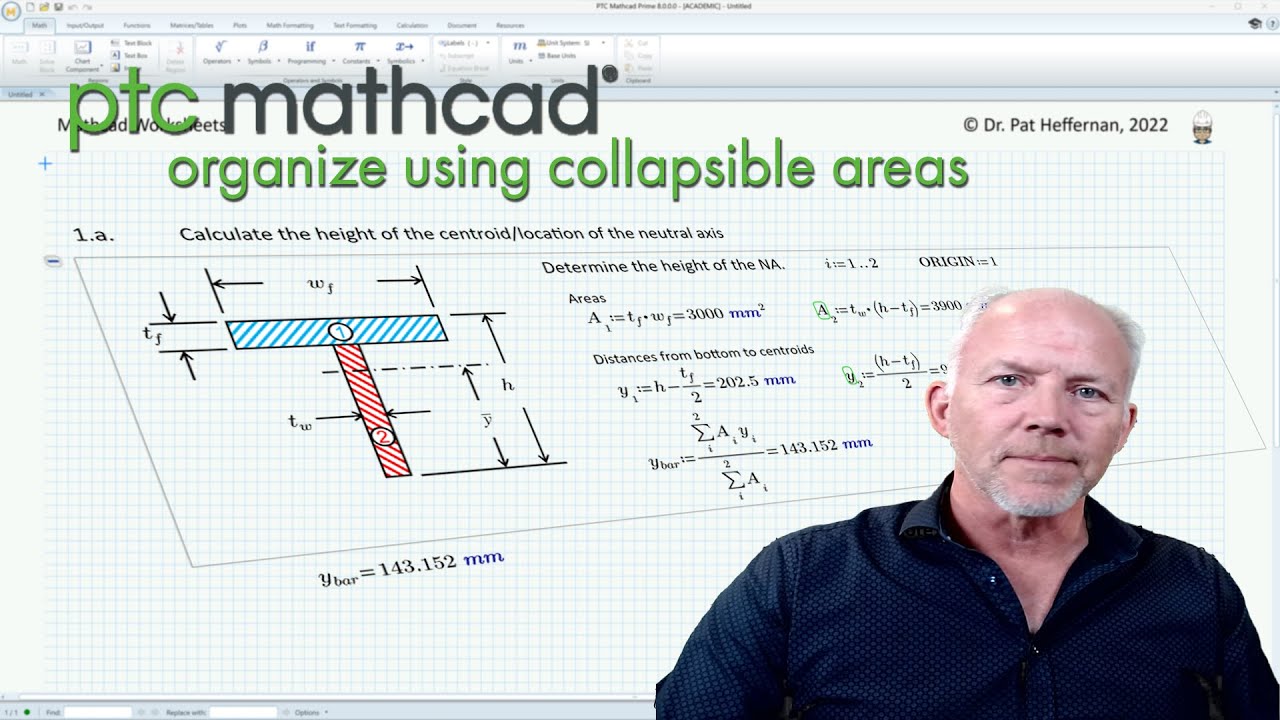 PTC Mathcad - Collapsible Areas
