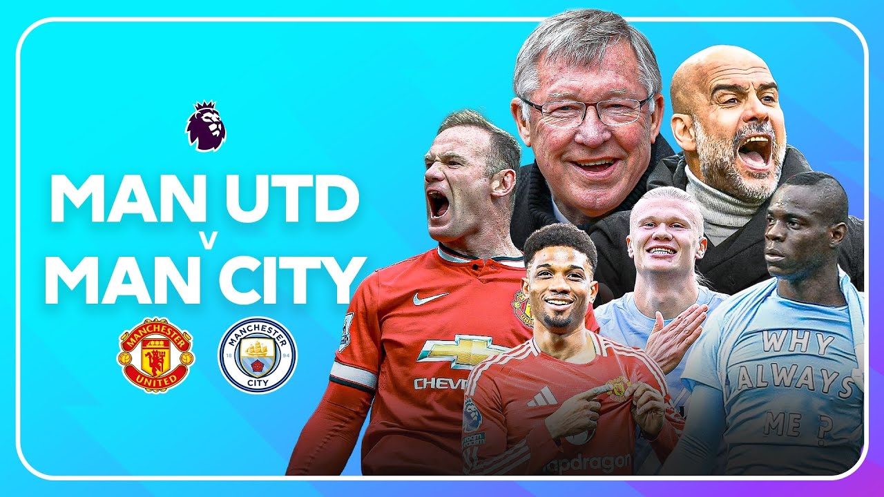 10 Classic Manchester Derby Matches | Extended Highlights
