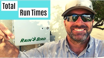 How To Find the Total Run Times on a Rain Bird ESP-LXME Sprinkler Controller