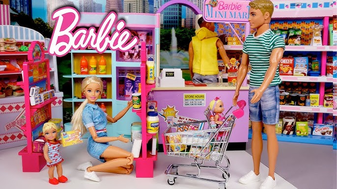 Barbie & Chelsea Grocery Shopping - Barbie Doll Supermarket