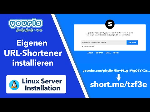 Eigenen URL-Shortener auf Linux Server installieren - YOURLS Schritt-für-Schritt Installation