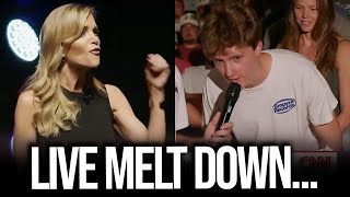 MAGA Leader GOES BESERK as Student EXPOSES TRUMP