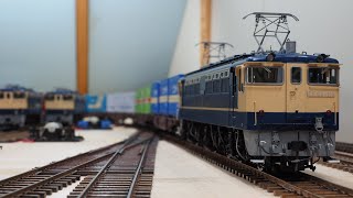 セリア100円コンテナ EF65 1116 OJゲージ鉄道模型