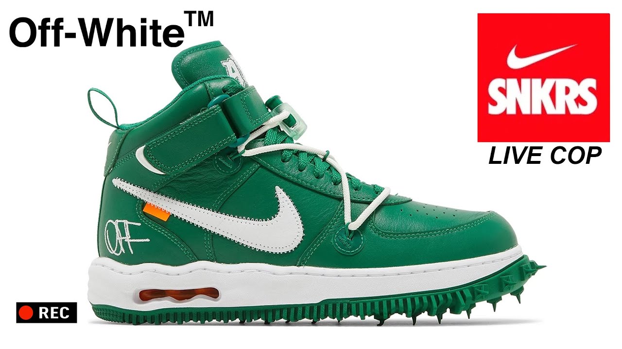 UNBOXING Off-White x Nike AF1 Mid Pine Green - Why Are People