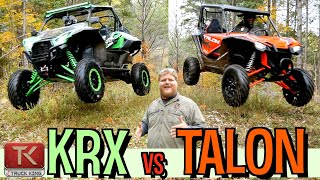 Kawasaki KRX vs Honda Talon - Japanese Sport Side-by-Side Faceoff