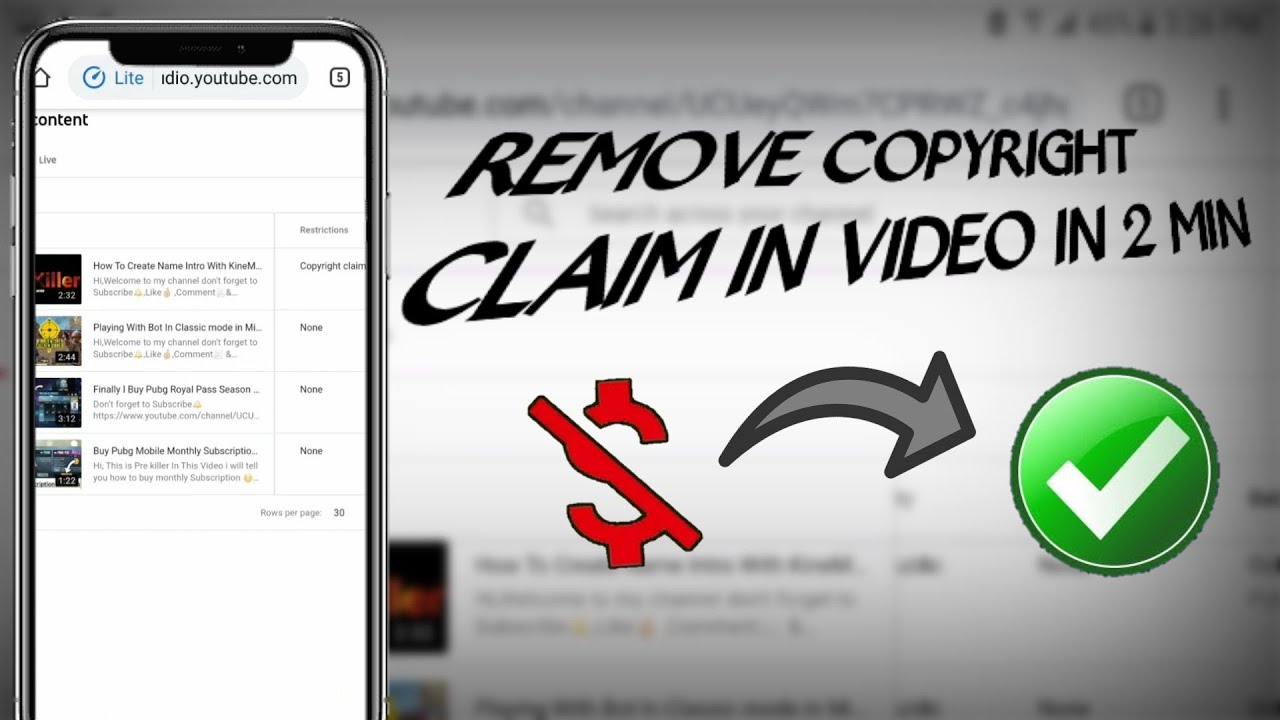 I Got Copyright Claim On My Video Dismiss the copyright claim in two