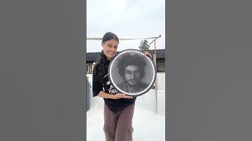 🧵String Art Portrait🖼️gift your spcl one #stringart #threadart #diy #shorts #trending #shortsfeed