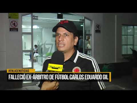 Falleció ex árbitro de fútbol Carlos Eduardo Gil