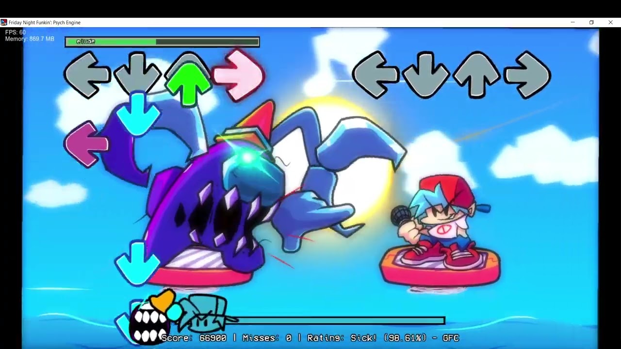 FNF Suspicious Funkin V1: Elude