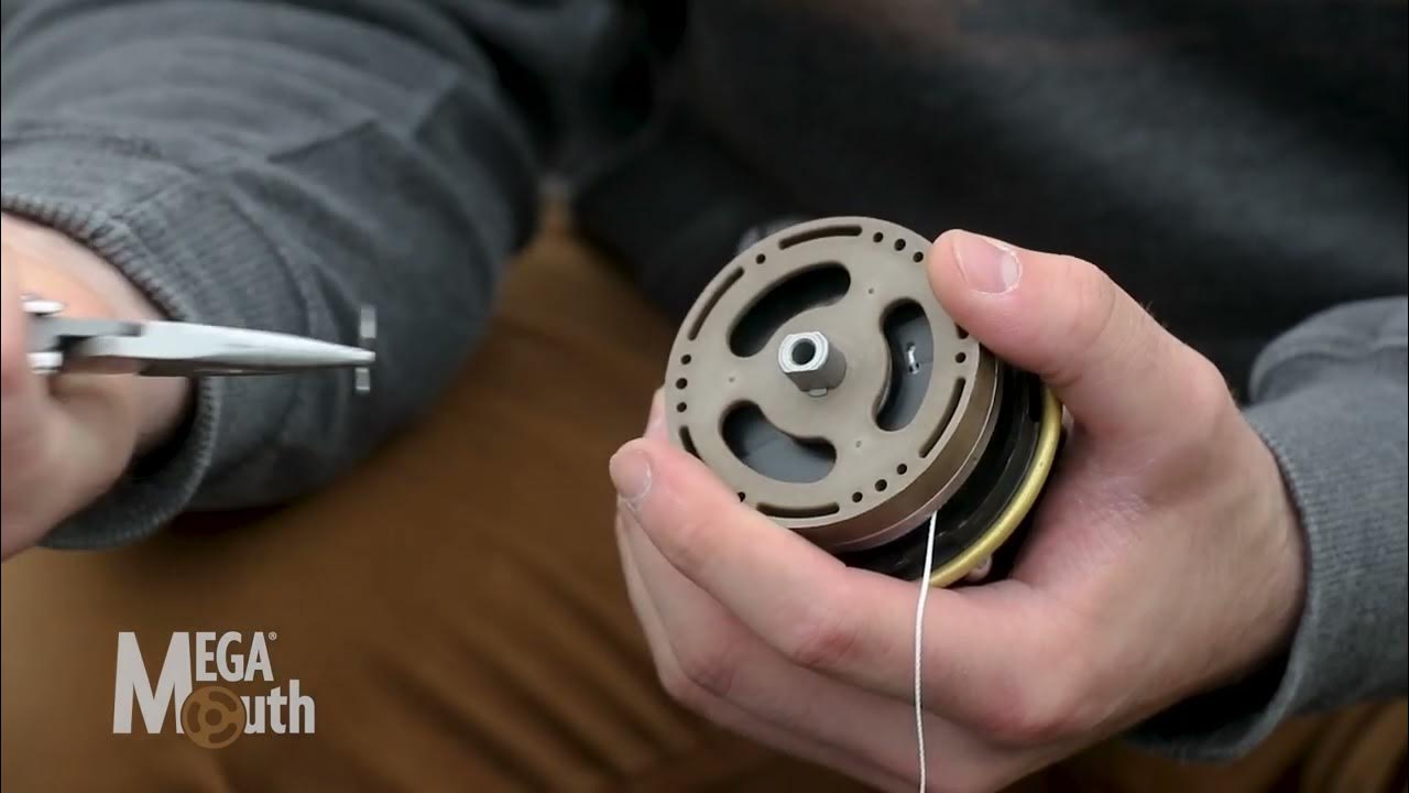 How to install a replacement line spool on your MegaMouth 2.0 