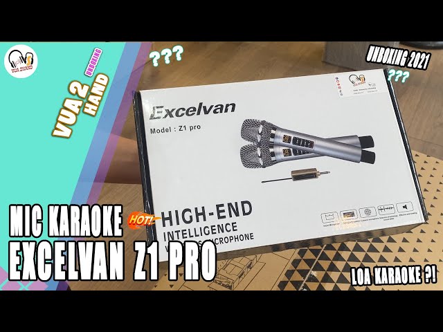 [UNBOXING] Karaoke Mic Z1 Pro l Mic phù hợp mọi loa karaoke