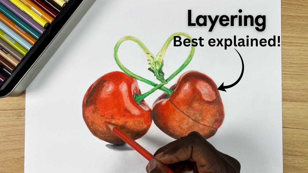 How to Layer with Colored Pencils : Pro Tips You Need - YouTube