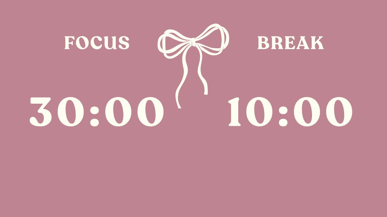 [Day 8] 30/10 Pomodoro Timer – 3 Hours Study | No Music | Deep Focus | Study with me