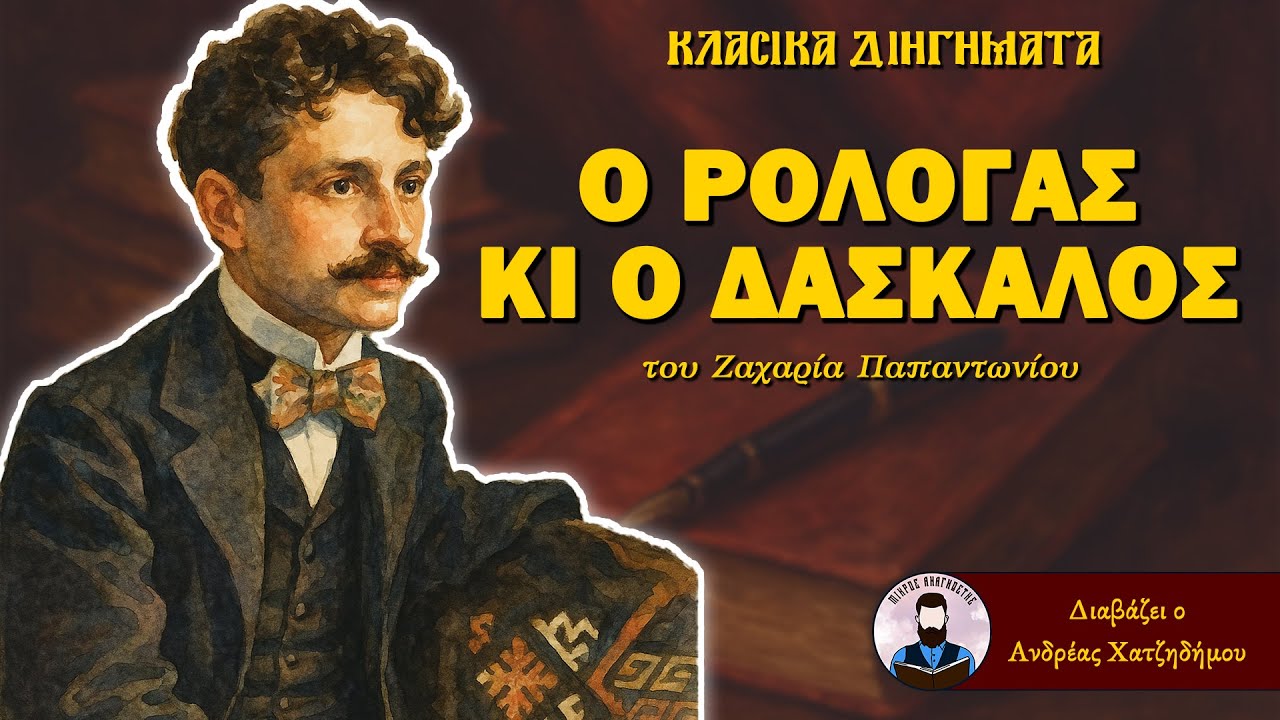 Ο Ρολογάς κι ο Δάσκαλος - Ζαχαρίας Παπαντωνίου | Ο Ανδρέας Διαβάζει Κλασικά Διηγήματα