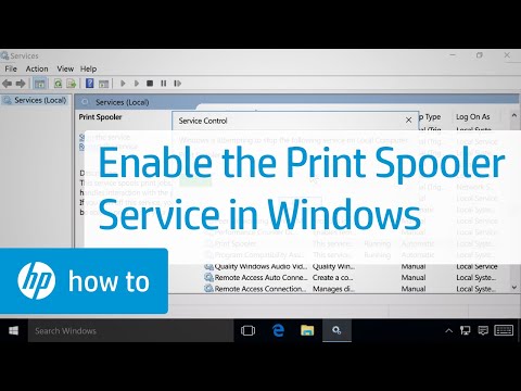 Enabling the Print Spooler Service in Windows | HP Printers | HP hqdefault