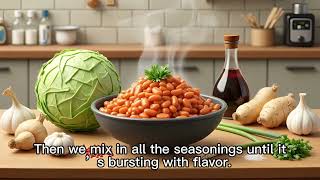  “Cartoon Duck Chef Cooking Korean Kimchi | Animated K-Food”