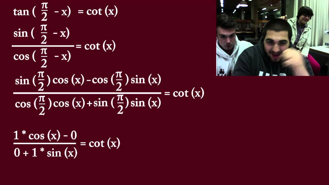 Tan P 2 X Cot X 101 Guide For Dummies Youtube