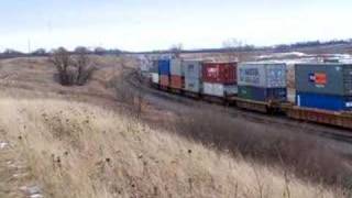 Csxt Unit On The Bnsf