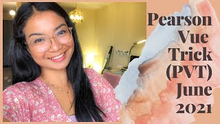 PEARSON VUE TRICK JUNE 2021 | HOW TO | Step by Step