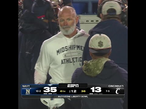 Navy closes out their winningest two-year span EVER with a victory at the AutoZone Liberty Bowl 🔥🙌