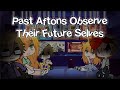 Past Aftons (+Noah/Ennard and Henry) Stalk Their Future Selves | FNaF | Partially Cloudie