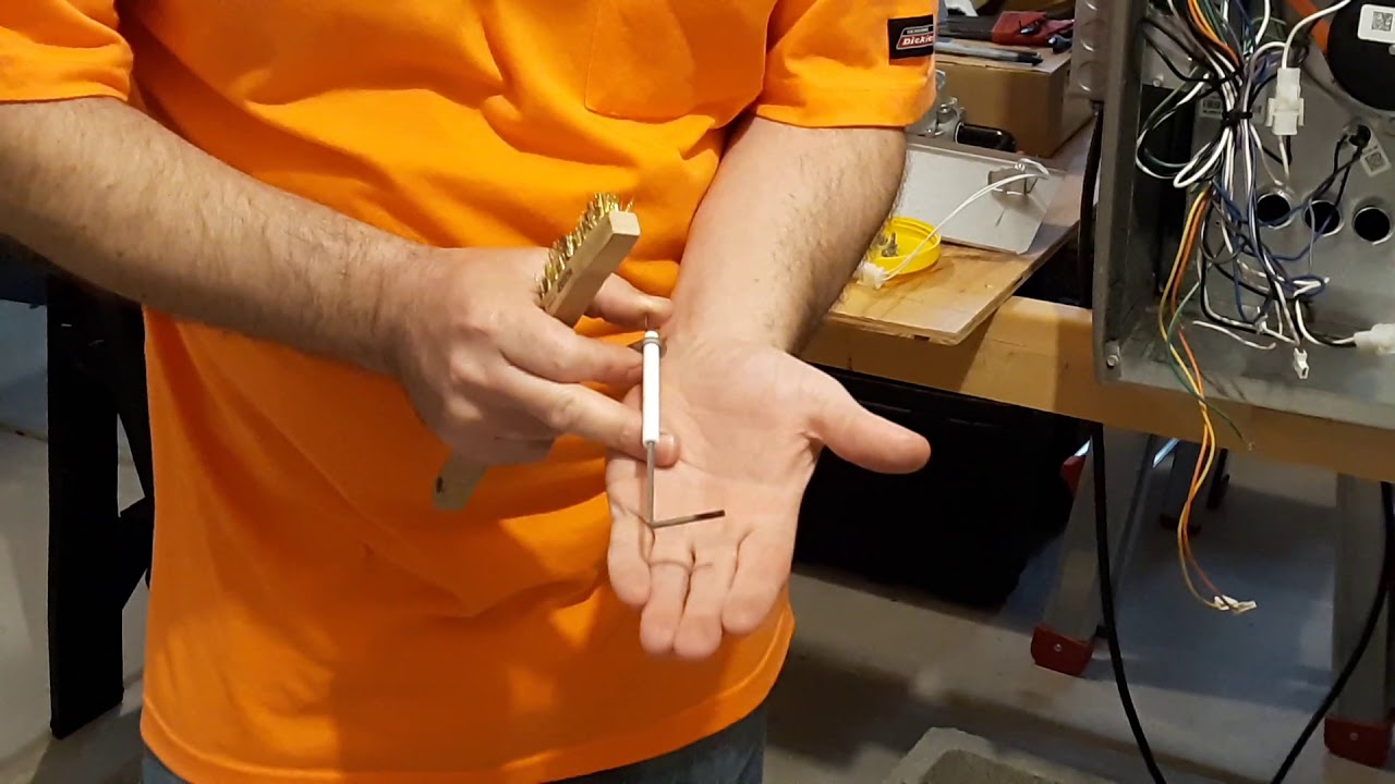 Lennox Down Flow Furnace Burner & Flame Sensor Cleaning YouTube