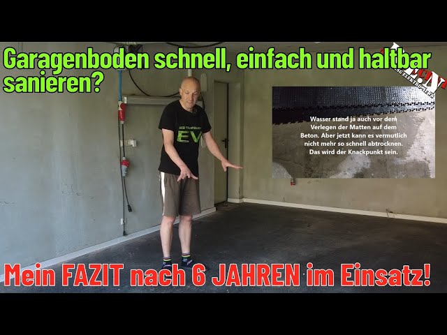 UPDATE 7 Garagenboden schnell, einfach und haltbar sanieren? Mein Fazit  nach 6 Jahren im Einsatz! 