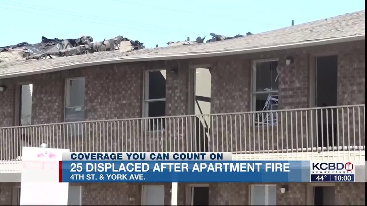 25 displaced after apartment fire at 4th & York - YouTube